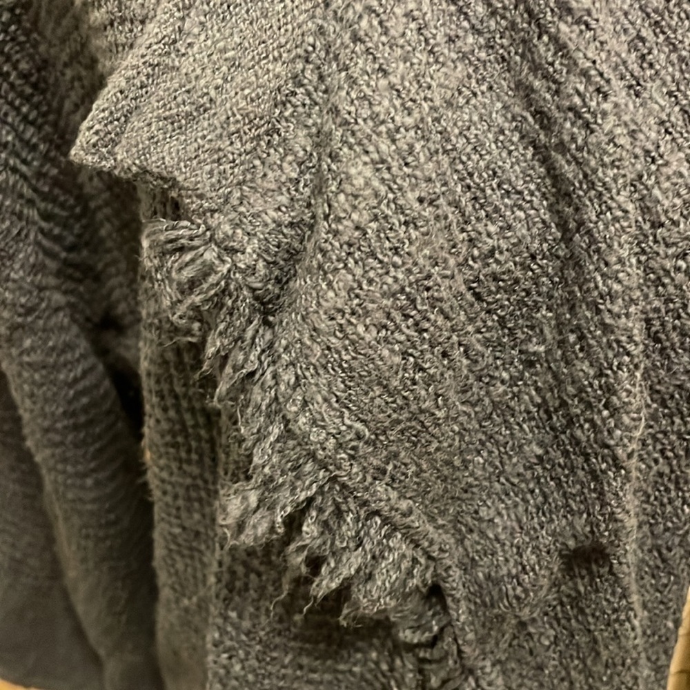 EUC Caslon women’s fringe open cardigan in blue size XL​​​ - Picture 2 of 7